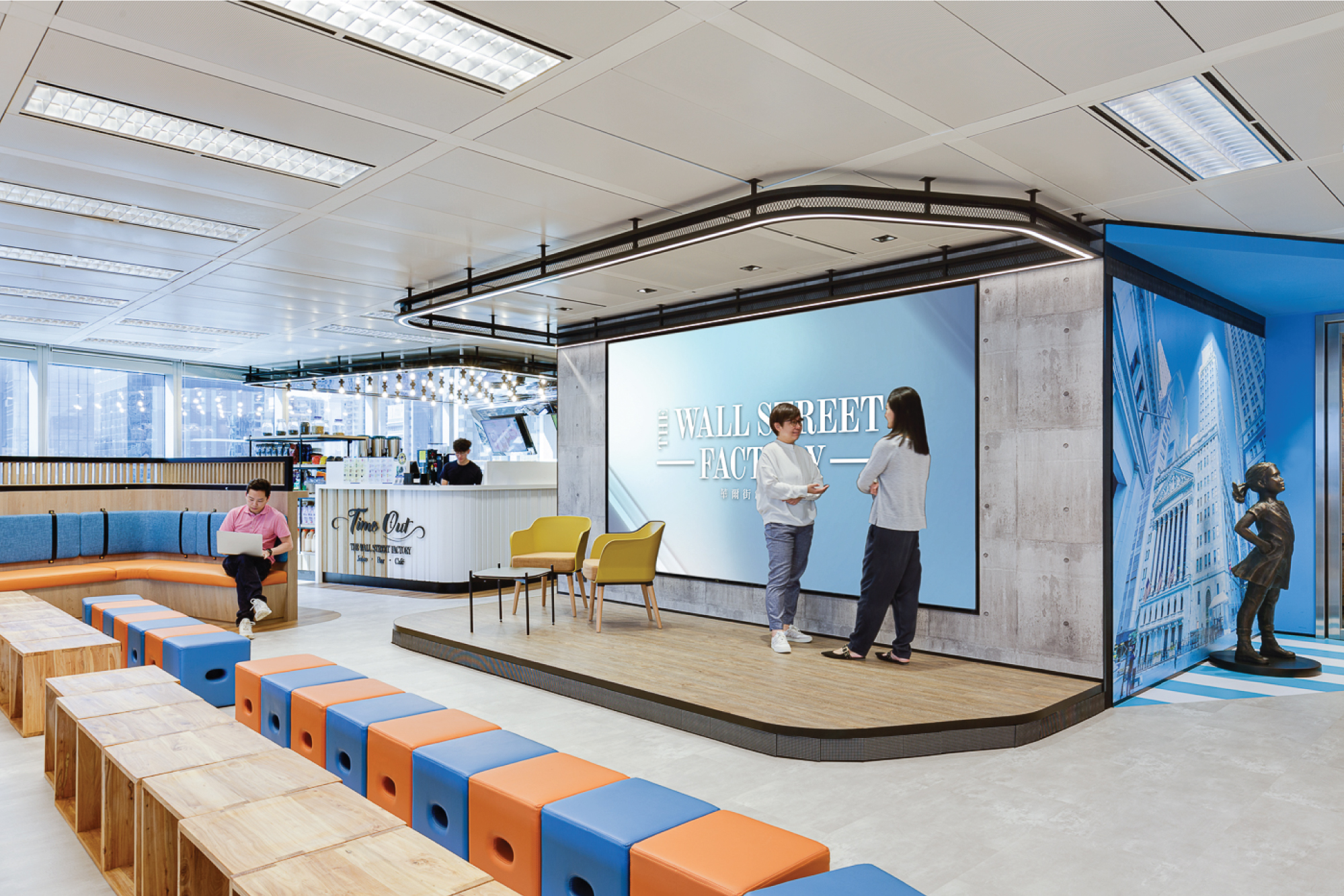 TNG FinTech Group Hong Kong office - Choice-based operating workplace design model